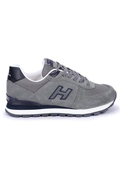 Hammer Jack 102 19250-g Peru Nubuck Leather Unisex Sports Shoes Dark Gray
