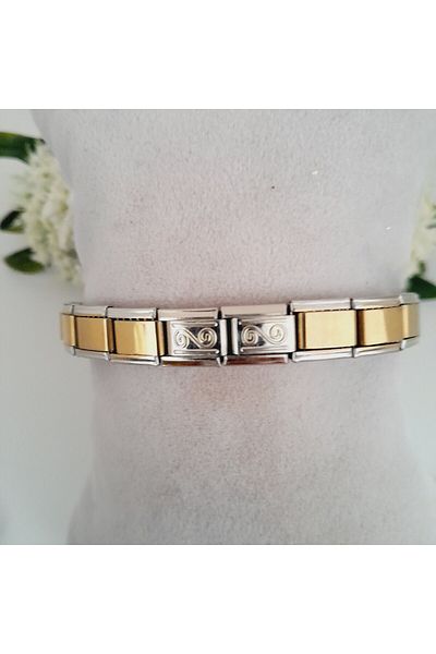Minnoş Dükkan Men's Italian Steel Bracelet
