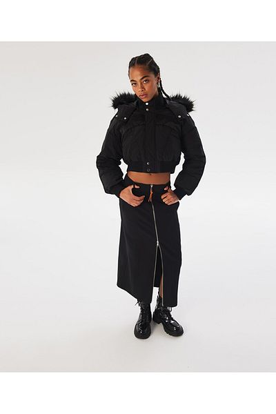 Twist Palton Bomber Crop