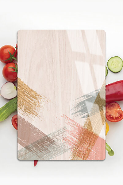 Harikabirev هاريكابيريف | ظلال الباستيل مع زخارف تجريدية | لوح تقطيع زجاجي مضاد للخدش