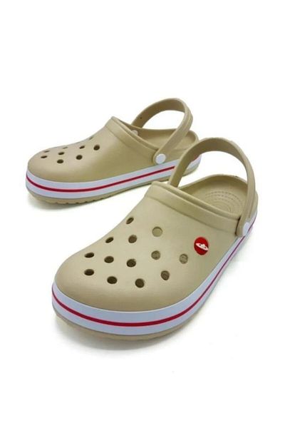 Akınal Bella Lugmo Γυναικείες Παντόφλες Sabo Hospital Slippers Μπεζ-κόκκινο