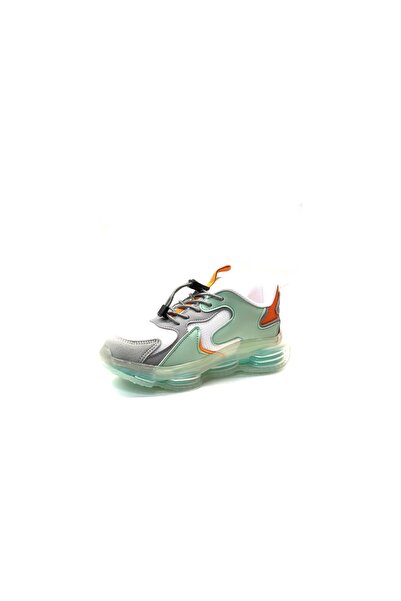 Vicco Μάσκα Διάφανη Αέρινη Σόλα Λαστιχένια Δαντέλα Ορθοπεδικά Unisex Παιδικά Αθλητικά Παπούτσια Λευκό Γκρι