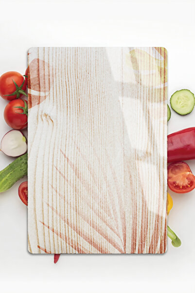 Harikabirev هاريكابيريف | كريمي-أحمر باستيل بوهيمي مع زخارف | لوح تقطيع زجاجي مضاد للخدش