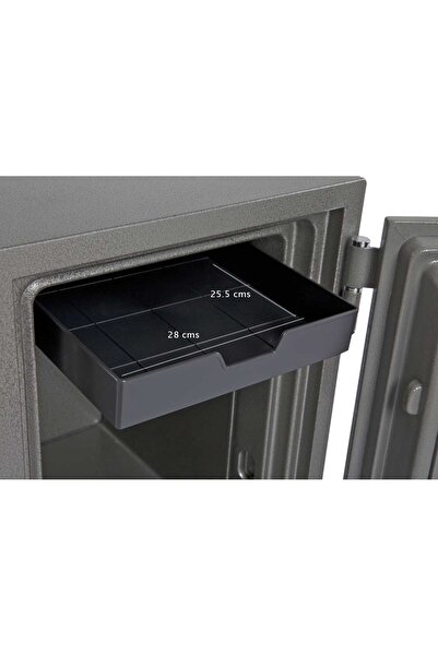 Mahmayi Secure Sd103T Fire Safe Highly Secure Functional Safe Organiser Dial and Key - (Grey)