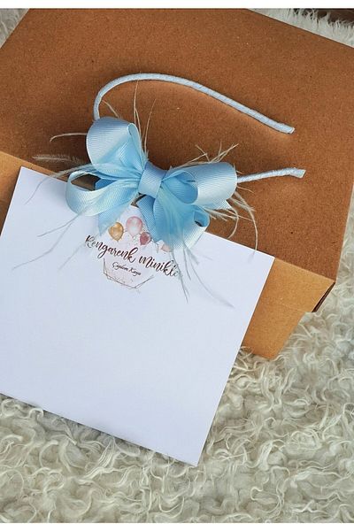 Rengarenk Minikler Coroana Maternității Blue Feather – Coroană – Coroană – Coroană
