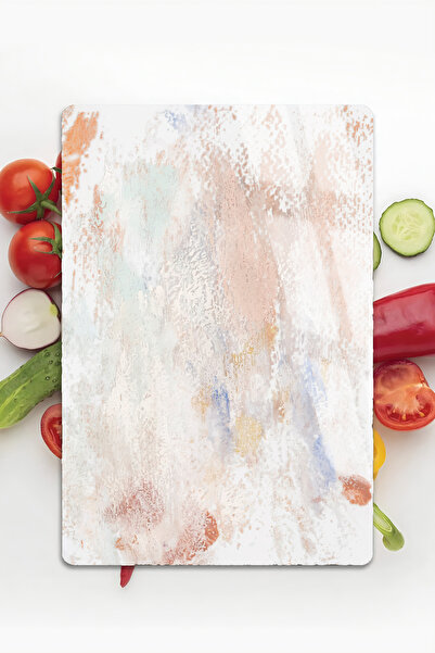 Harikabirev هاريكابيريف | لون الباستيل مع زخارف تجريدية | لوح تقطيع زجاجي مضاد للخدش