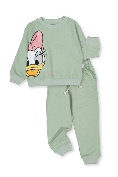 baby flamindo Baby Flamindo Printed 2 Threads Girl's Tracksuit Suit