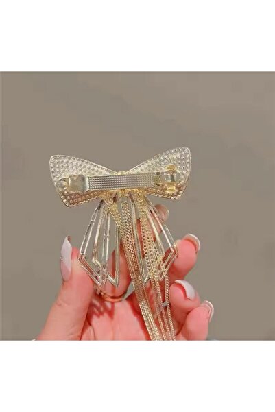 Pelin Aksesuar Cataramă automată cu fundă lungă de piatră de aur