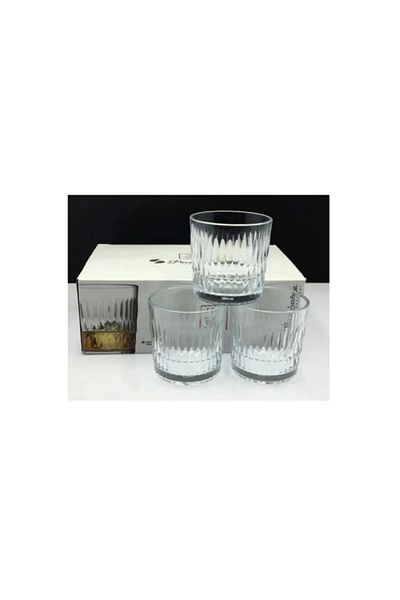 Paşabahçe 520254 Rain Whiskey Glass 300 Cc 3 Pcs