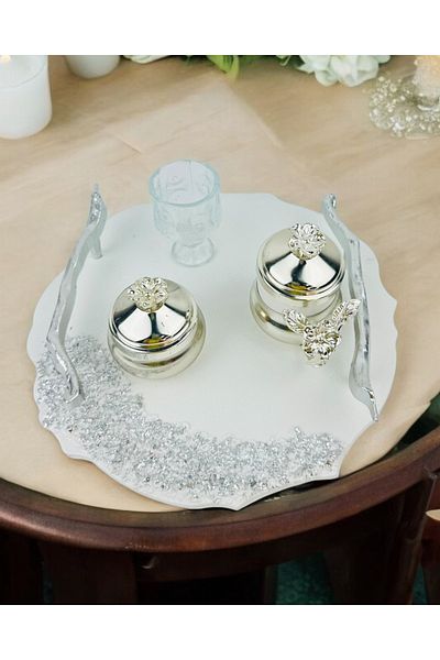 CyzHome Enchant Promise Groom Coffee Tray