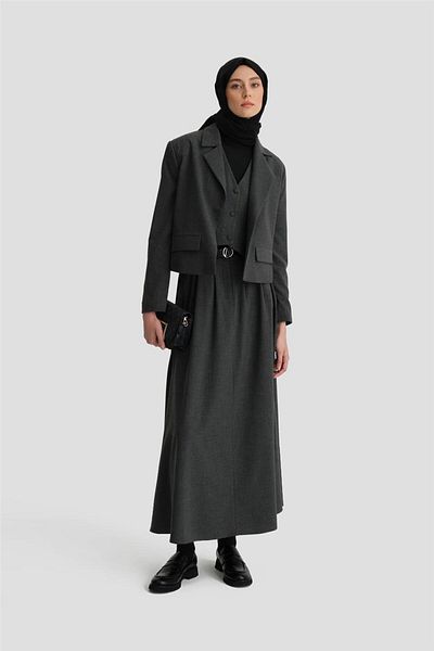 Armine Anthracite Vest Set - 24K6906