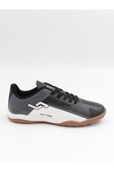 Jump 30548 Negru Alb GRI Detaliu Pantofi de fotbal Astroturf