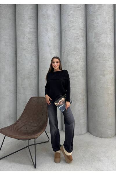 DMBASİC Pulover tricotat cu guler MOADONNA