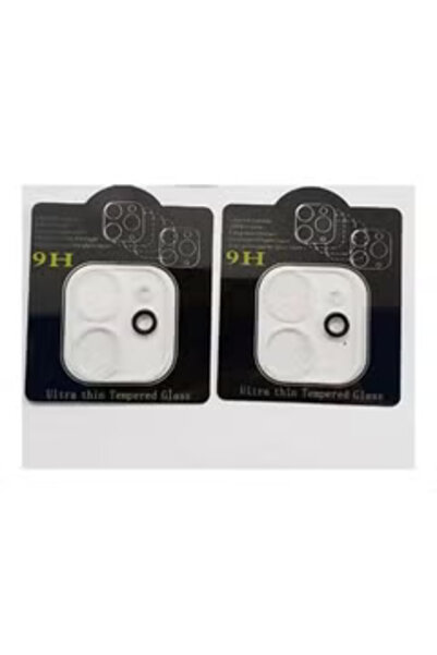 Primo Plus واقي شاشة زجاجي لعدسة الكاميرا لهاتف Apple Iphone 11 قطعتين شفاف