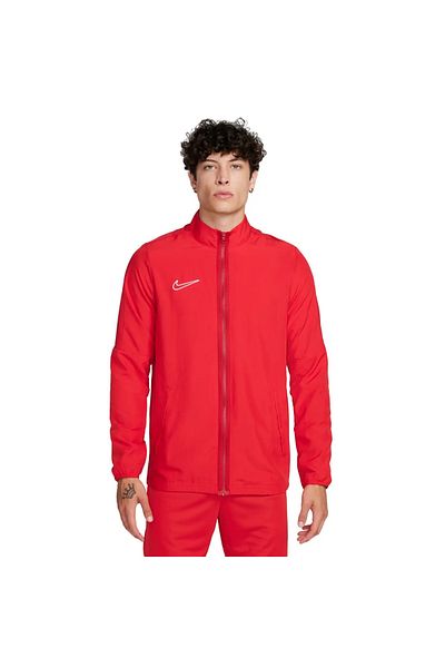 Nike Dri Fit Academy Men's Red Stand Collar Jacket