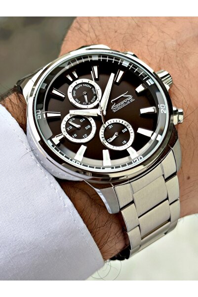 Slazenger وظائف نشطة 5 Atm للماء الصلب الحبل الرجال ساعة اليد 2272.01