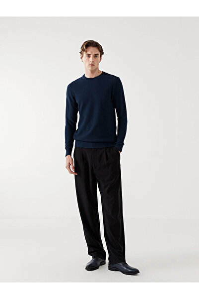 LC Waikiki Pulover pentru bărbați cu mânecă lungă cu guler rotund