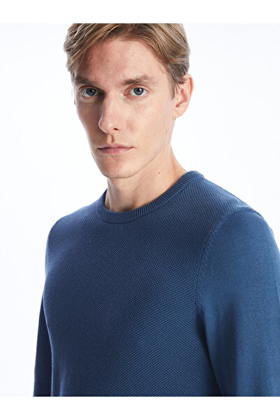 LC Waikiki Pulover de tricotaj pentru bărbați, cu mânecă lungă și cu gât