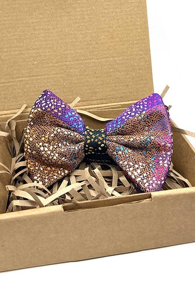 Kravatkolik Bow Tie P1928 - Multicolor Motif Pattern Patchwork