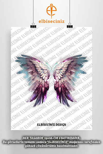 VİZYON İKRA طباعة نسيج DTF متميزة تحت عنوان "3D WING". يمكن لصقه بسهولة بالكي