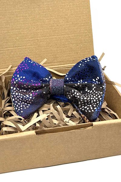 Kravatkolik Bow Tie P1926 - Patchwork with Multicolor Motif Pattern