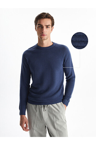 LC Waikiki Pulover de tricotaj pentru bărbați - mânecă lungă, decolteu