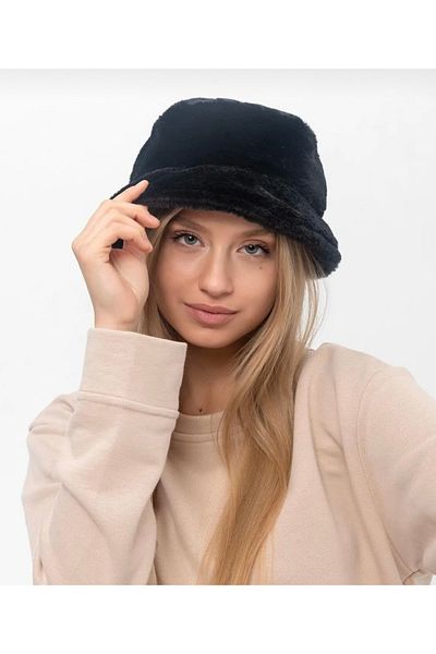AYGÜN Plush Bucket Bucket Hat for Woman