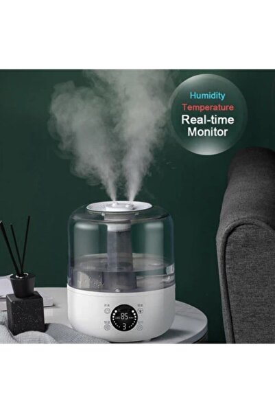 AteşTech Akıllı Hava Nemlendirici 3 Litre | Uzaktan Kumandalı, Zaman Ayarlı, 3 Kademeli Yüksek Buhar Gücü, Or