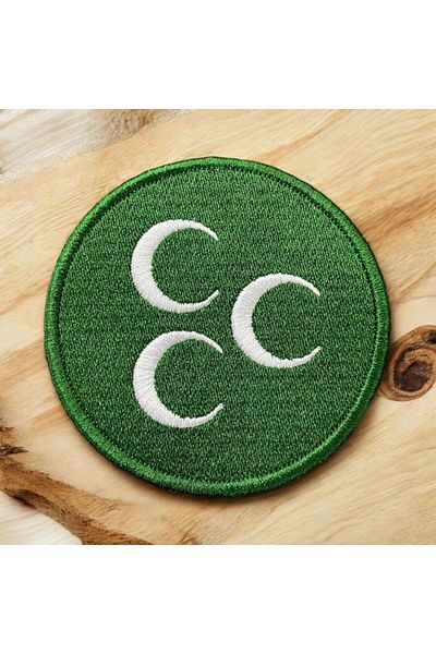 Ex Patch Fundal Verde Otoman 3 Semiluna Rotunda Patch Arma 8 Cm