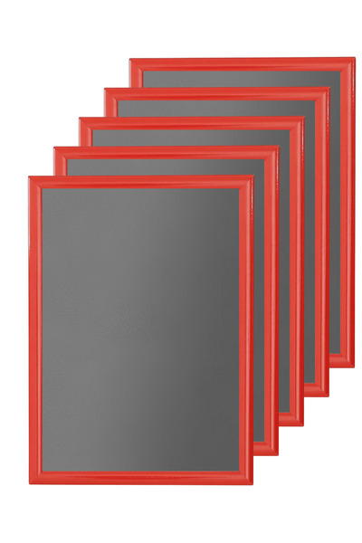 25mm Alüminyum Kırmız Çerçeve 5li Paket (A3-297x420mm)