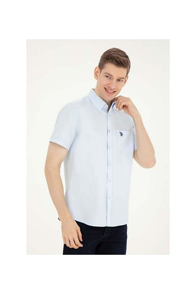 U.S. Polo Assn. Goxy024Y Us Polo Assn Men's Blue Shirt - 1829651