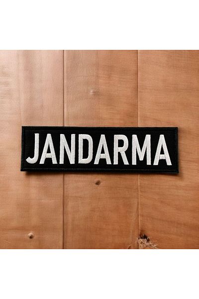 Ex Patch Jandarmerie Broderie Scrisă Peç Arma 20 X 6 Cm