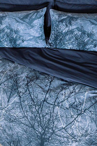 Altınbaşak Ranforce Çift Kişilik Nevresim Takımı Kora Moonlit Pandora (Havlu Hediyeli)