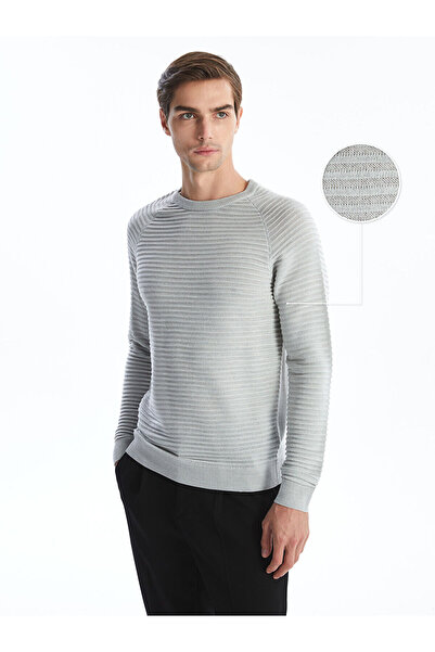 LC Waikiki Pulover de tricotaj pentru bărbați - mânecă lungă, decolteu