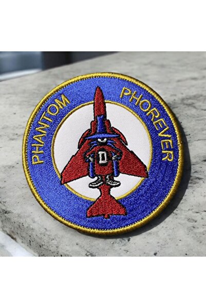 Ex Patch F-4 Phantom Phorever Uçak Peçi Arması 9 Cm