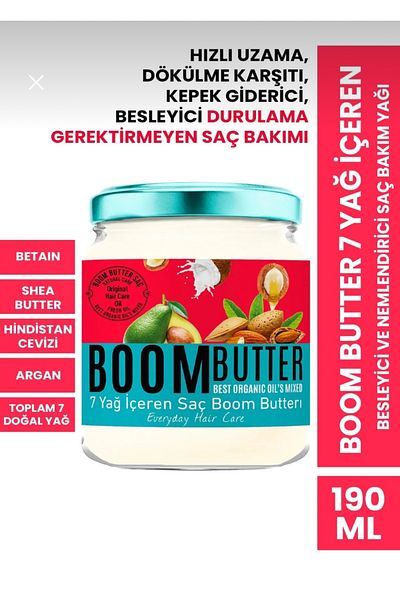 PROCSIN Boom Butter Nourishing and Moisturizing Hair Care Oil Containing 7 Oils 190 ml