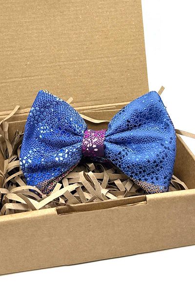 Kravatkolik Bow Tie P1930 - Patchwork with Multicolor Motif Pattern