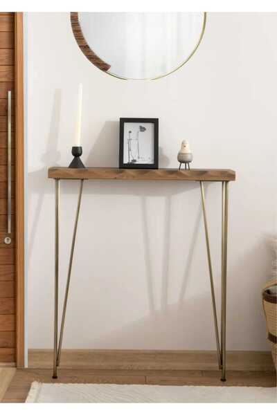 On Dekor Ceviz Renk Canlı Kenar Dresuar