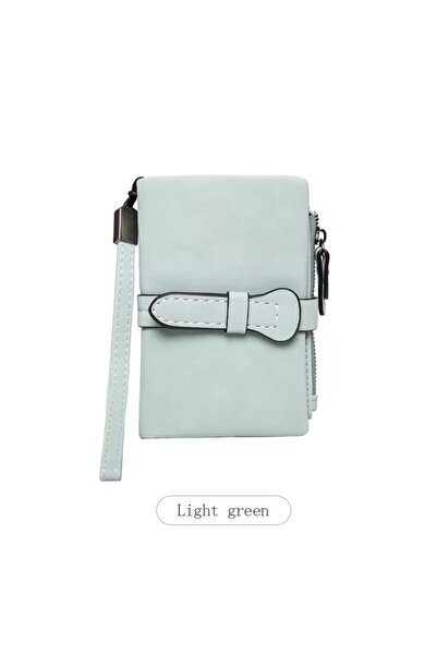 rinkadoll محفظة جلدية ناعمة بتصميم جديد مع سوار معصم صغير الحجم