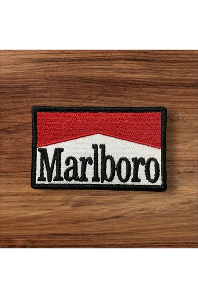Ex Patch Nostalji Marlboro Patch Arma Nakış 8 X 5 Cm