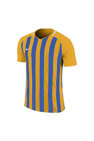 Nike Striped Division Iii Men's Yellow V-Neck Jersey