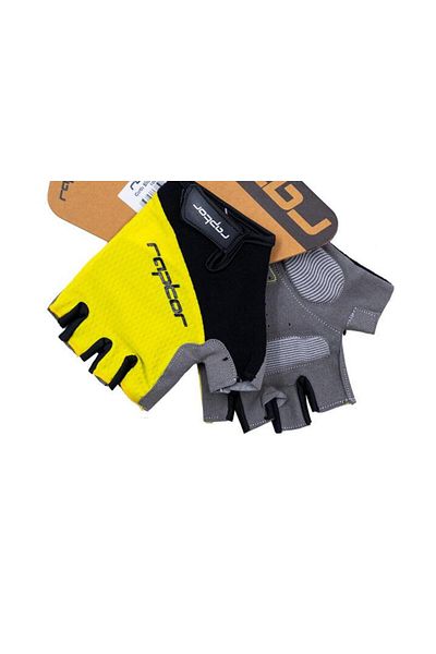 Kron Raptor Velcro Gloves Short Finger Cycling Gloves Mtb Half Finger Gloves L Size Lime