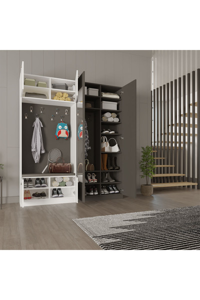Asra Trend Vestiyer & Portmanto V-02 (180cm)