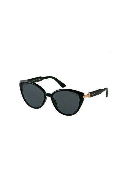 Despada Ds 2192 C1 59 Women's Cat Eye Smoked Bone Sunglasses