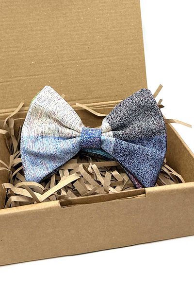 Kravatkolik Bow Tie P1960 - Multicolored Sand Pattern Patchwork