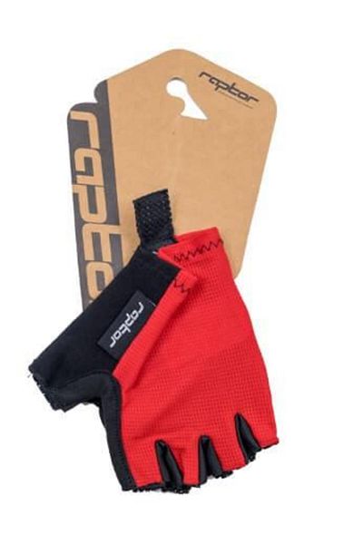 Kron Raptor Gloves - Short Finger Cycling, Mtb, Half Finger, Size S, Red