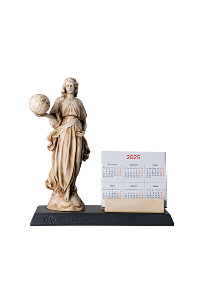 Anadolia Dünya'yı Taşıyan Kadın Takvimli Kalemlik