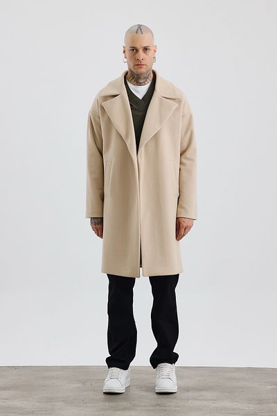 Weyeze Μακρύ Oversize Stamp Coat - Relaxed Cut AF-K56123LNS