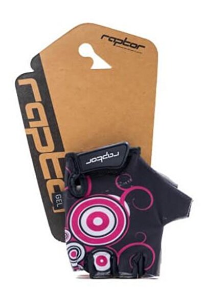 RAPTOR قفازات أطفال من جل السيليكون قصيرة الأصابع لركوب الدراجات مقاس XS بالل...