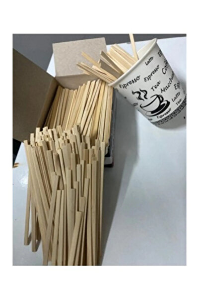 Lukspa Bambu Tahta Ahşap Karıştırıcı Çay Kahve Kaşığı Kaşık Karıştırma Çubuğu...